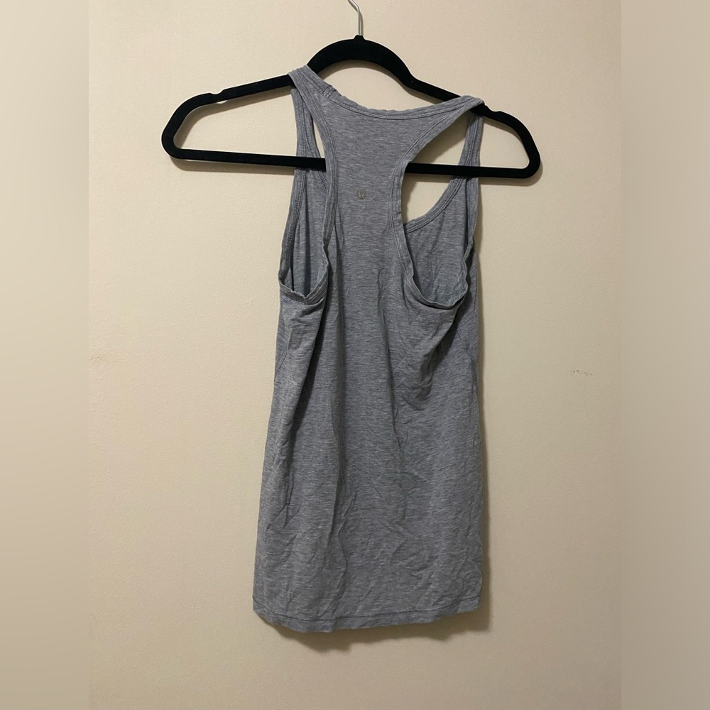 Lululemon Gray Racerback Tank - Picture 2 of 3
